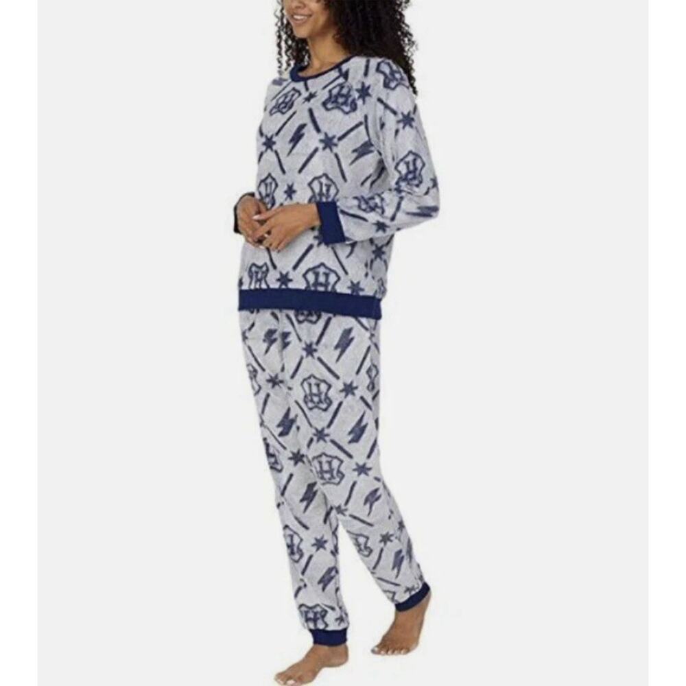 NWT Harry Potter Hogwarts Wizarding World Women's Fleece Jogger Lounge Set 2pc M - Picture 4 of 16